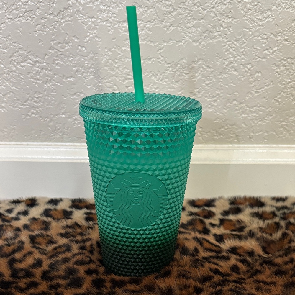 NEW 16oz Starbucks Emerald Textured Tumbler